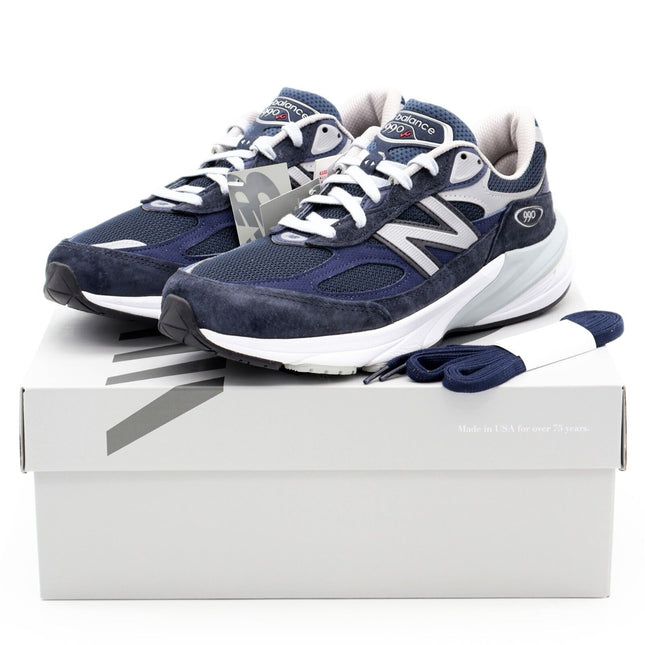 M990NV6 New Balance 990V6 Navy White White (Men's)