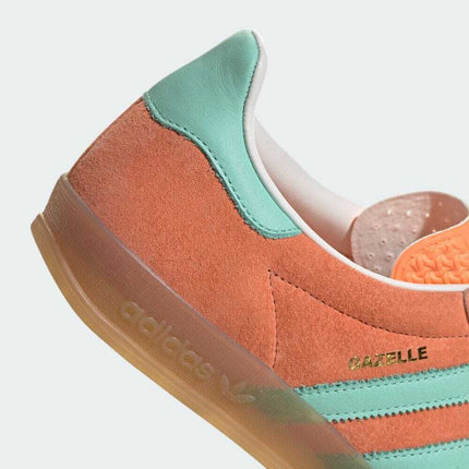 IH7499 adidas Originals Gazelle Indoor Easy Orange Clear Mint Gum (Men's)