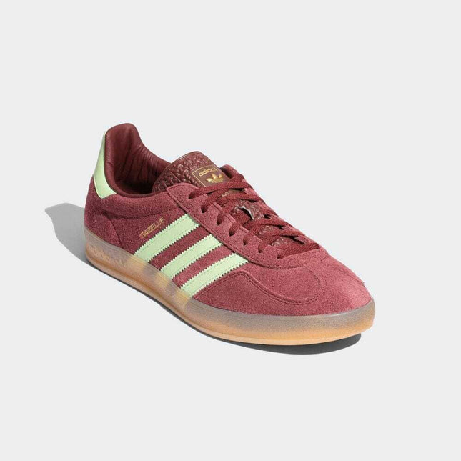 IH7487 adidas Originals Gazelle Indoor Shadow Red Semi Green Spark Gum (Men's)