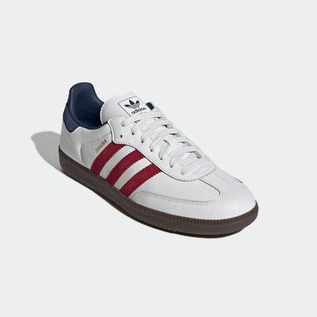 IH4881 adidas Originals Samba OG Core White Team Victory Red Night Indigo (Men's