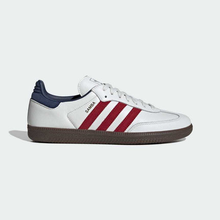 IH4881 adidas Originals Samba OG Core White Team Victory Red Night Indigo (Men's