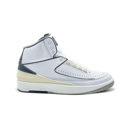 DR8884-100 Nike Air Jordan 2 White and Cement Grey Sail Gray