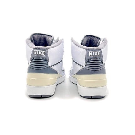 DR8884-100 Nike Air Jordan 2 White and Cement Grey Sail Gray