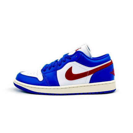 DC0774-416 Nike Air Jordan 1 Low Sport Blue Gym Red Sail White (Women's)