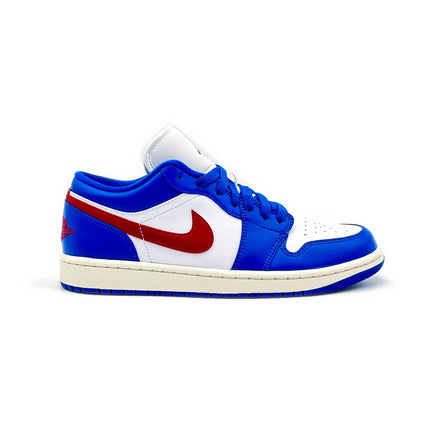 DC0774-416 Nike Air Jordan 1 Low Sport Blue Gym Red Sail White (Women's)