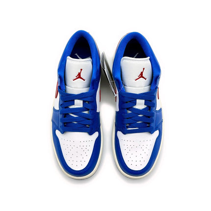 DC0774-416 Nike Air Jordan 1 Low Sport Blue Gym Red Sail White (Women's)