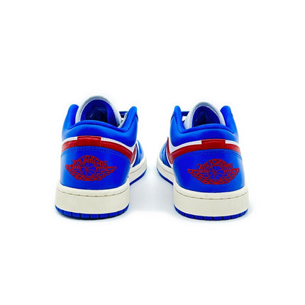 DC0774-416 Nike Air Jordan 1 Low Sport Blue Gym Red Sail White (Women's)