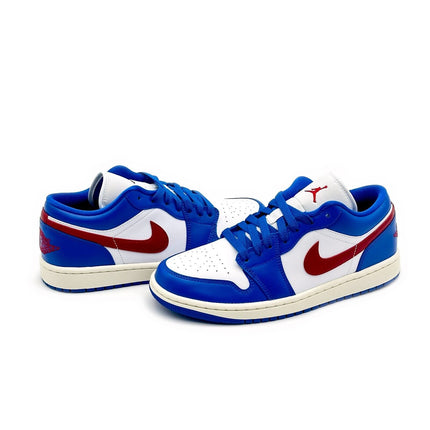 DC0774-416 Nike Air Jordan 1 Low Sport Blue Gym Red Sail White (Women's)