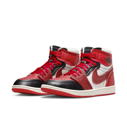 FB9891-600 Nike Air Jordan 1 High MM Sport Red Black Sail Dune Red (Women's)