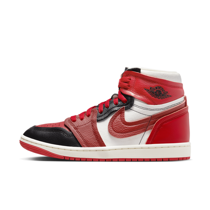 FB9891-600 Nike Air Jordan 1 High MM Sport Red Black Sail Dune Red (Women's)