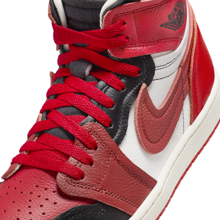 FB9891-600 Nike Air Jordan 1 High MM Sport Red Black Sail Dune Red (Women's)