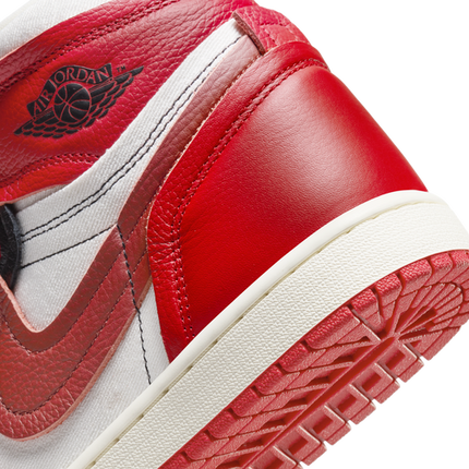 FB9891-600 Nike Air Jordan 1 High MM Sport Red Black Sail Dune Red (Women's)