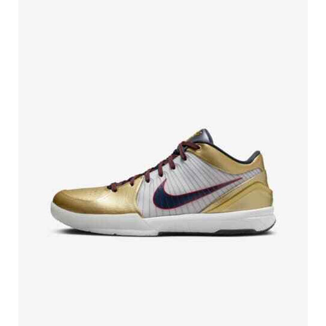 FQ3544-100 Nike Kobe 4 Protro Metallic Gold and Dark Obsidian (Men's)