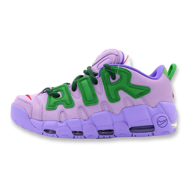 FB1299-500 AMBUSH Nike Air More Uptempo Low Lilac and Apple Green (Men's)