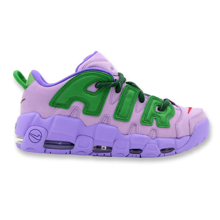 FB1299-500 AMBUSH Nike Air More Uptempo Low Lilac and Apple Green (Men's)