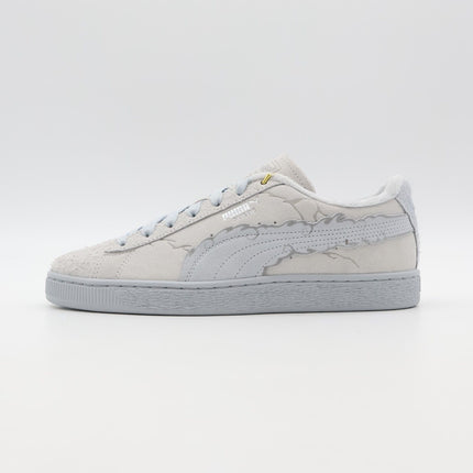 396524-01 ONE PIECE Puma Suede Lufy Gear 5 Feather Gray Platinum Gray (Men's)