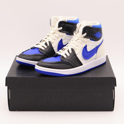 FB9891-041 Nike Air Jordan 1 High MM Black White Sail Game Royal (Women's)