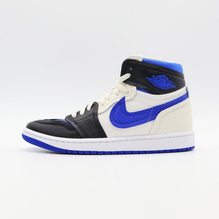 FB9891-041 Nike Air Jordan 1 High MM Black White Sail Game Royal (Women's)