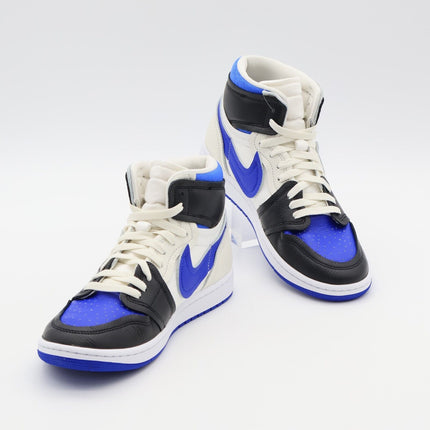 FB9891-041 Nike Air Jordan 1 High MM Black White Sail Game Royal (Women's)