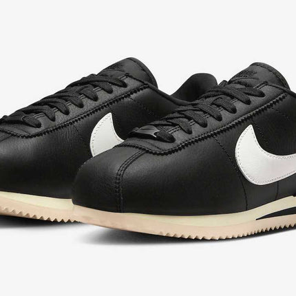 FB6877-001 Nike Cortez 23 PRM Black and Sail (Women's)