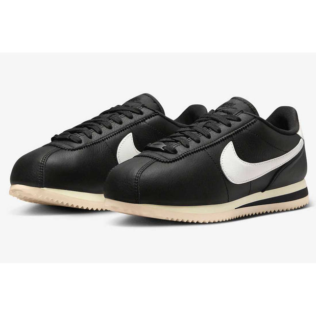 FB6877-001 Nike Cortez 23 PRM Black and Sail (Women's)