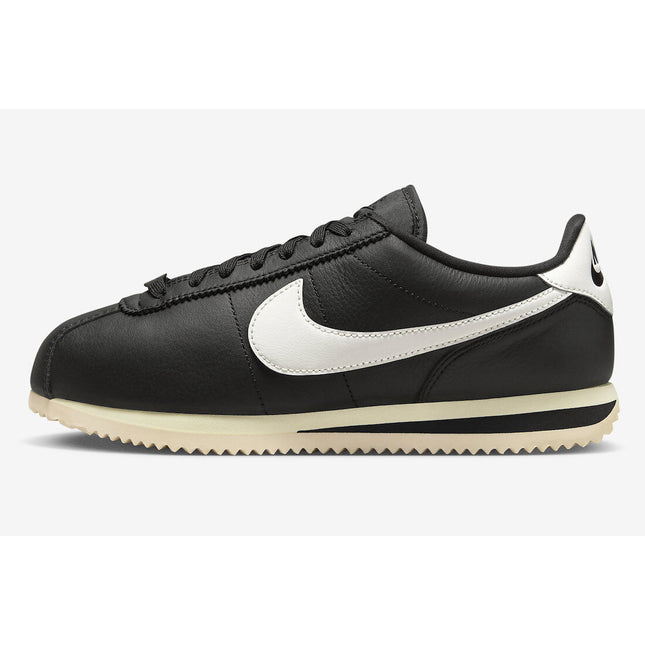 FB6877-001 Nike Cortez 23 PRM Black and Sail (Women's)