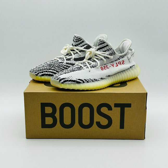 Size 10.5 - CP9654 adidas Yeezy Boost 350 V2 Low Zebra