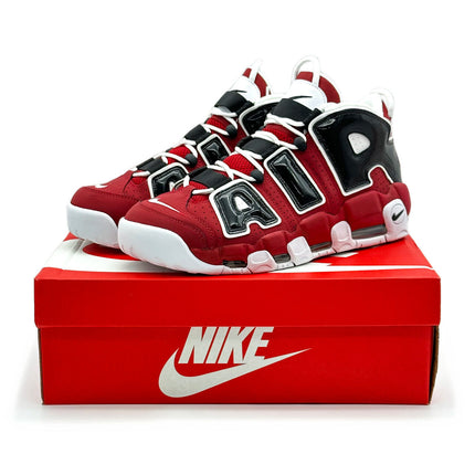 921948-600 Nike Air More Uptempo �f96 Bulls Hoops Pack Varsity Red White Black