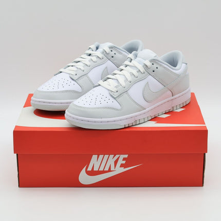 DD1503-103 Nike Dunk Low Photon Dust White Grey Fog Light Gray (Women's)