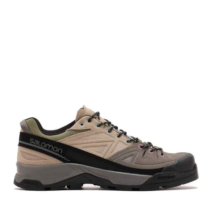 L47431300 Salomon X-ALP Leather Pewter Vintage Khaki Black (Men's)