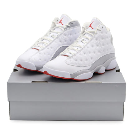 414571-160 Nike Air Jordan 13 Retro Wolf Grey White True Red Black (Men's)