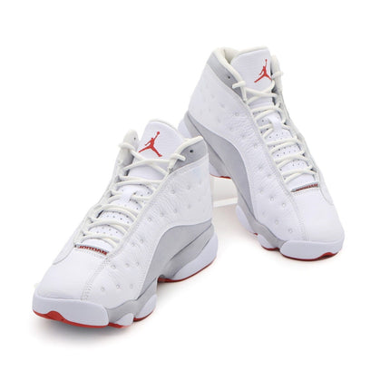 414571-160 Nike Air Jordan 13 Retro Wolf Grey White True Red Black (Men's)