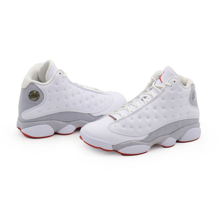 414571-160 Nike Air Jordan 13 Retro Wolf Grey White True Red Black (Men's)