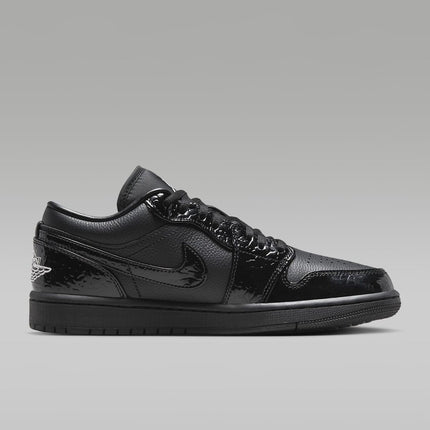 HJ7743-010 Nike WMNS Air Jordan 1 Low SE Black Croc (Women's)