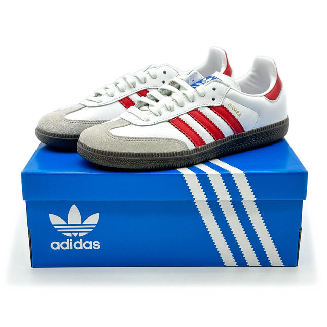 IG1025 adidas Originals Samba OG White Better Scarlet (Men's)