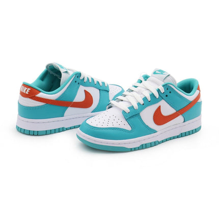 DV0833-102 Nike Dunk Low Miami Dolphins Cosmic Clay Dusty Cactus Green (Men's)