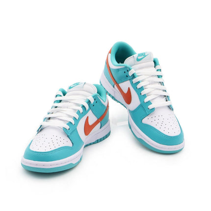 DV0833-102 Nike Dunk Low Miami Dolphins Cosmic Clay Dusty Cactus Green (Men's)