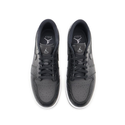 DD9315-003 Nike Air Jordan 1 Low Golf Black Crocodile Skin Iron Grey (Men's)