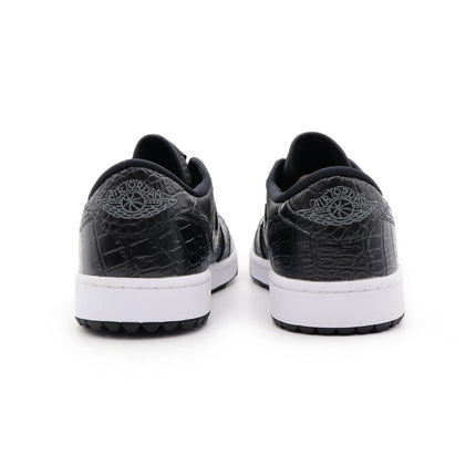 DD9315-003 Nike Air Jordan 1 Low Golf Black Crocodile Skin Iron Grey (Men's)