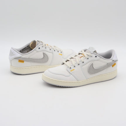 DO8912-101 Union Nike Air Jordan AJKO 1 Low SP White Canvas Sail Grey (Men's)