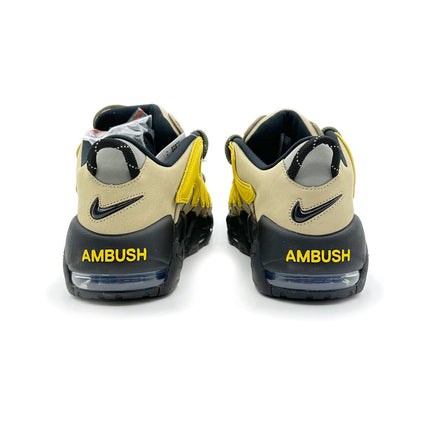 FB1299-200 AMBUSH �~ Nike Air More Uptempo Low Vivid Sulfur and Limestone