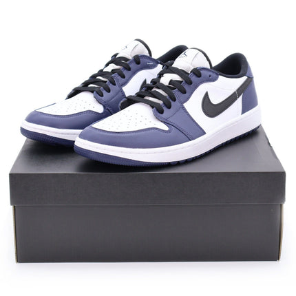 DD9315-104 Nike Air Jordan 1 Low Golf Midnight Navy Blue White Black (Men's)