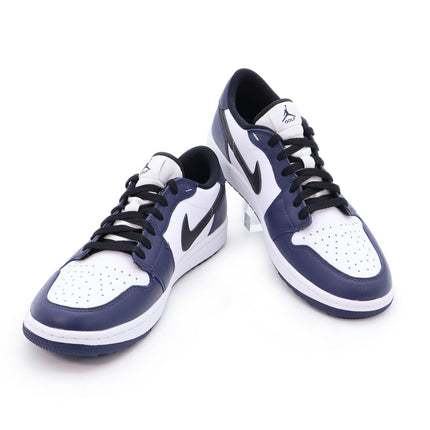 DD9315-104 Nike Air Jordan 1 Low Golf Midnight Navy Blue White Black (Men's)