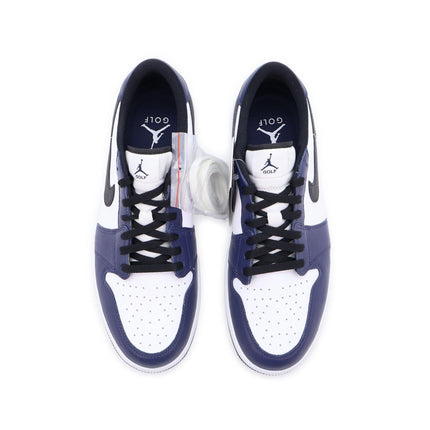 DD9315-104 Nike Air Jordan 1 Low Golf Midnight Navy Blue White Black (Men's)