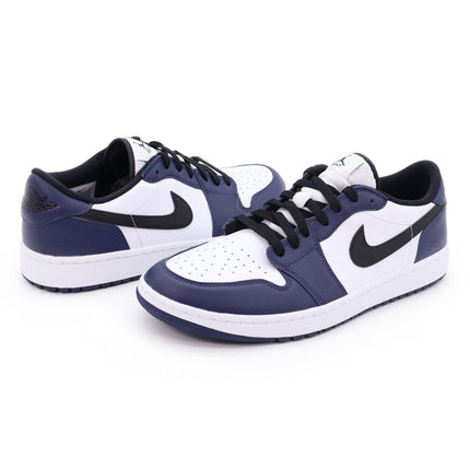 DD9315-104 Nike Air Jordan 1 Low Golf Midnight Navy Blue White Black (Men's)