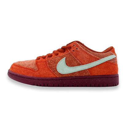 DV5429-601 Nike SB Dunk Low Mystic Red Rosewood Emerald Rise Rugged (Men's)