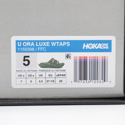 1155398-FFC WTAPS Hoka Ora Luxe Olive Drab (Men's)