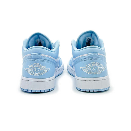 DC0774-141 Nike Jordan 1 Low Aluminum Ice Blue White Sky University (Women's)