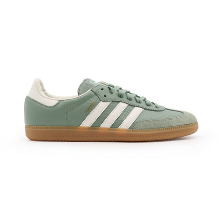 IE7011 adidas Originals Samba OG Silver Green Chalk White Gum Brown (Women's)