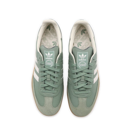 IE7011 adidas Originals Samba OG Silver Green Chalk White Gum Brown (Women's)